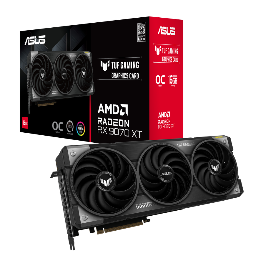 【未開封】ASUS AMD Radeon RX9070XT 16GB ASUS Announces AMD Radeon RX 9070 and 9070 XT Graphics Cards